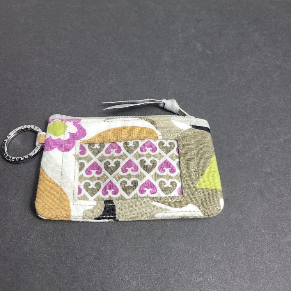 Vera Bradley Wallet with Key Chain, License & Credit Card Holder Floral Wallet